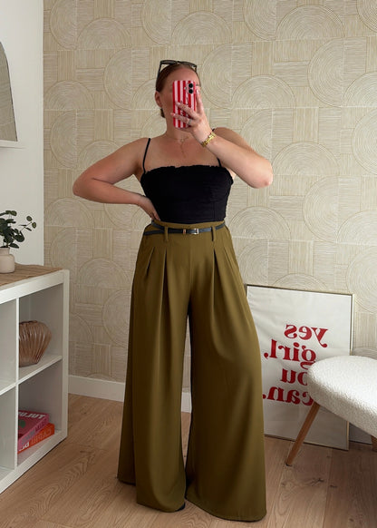 Pantalon olive - PALAZZO