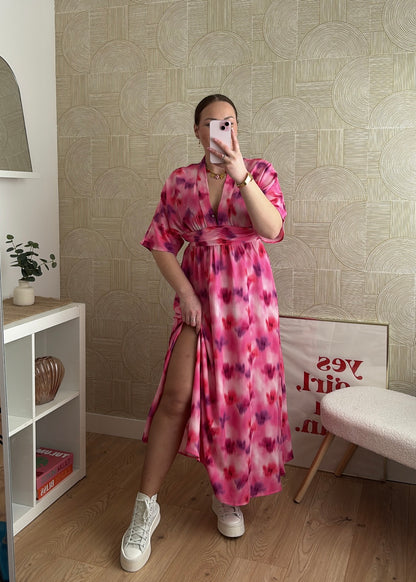 Robe longue rose - ENEA