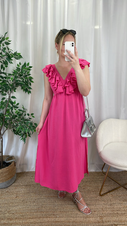 Robe longue rose - PITHA