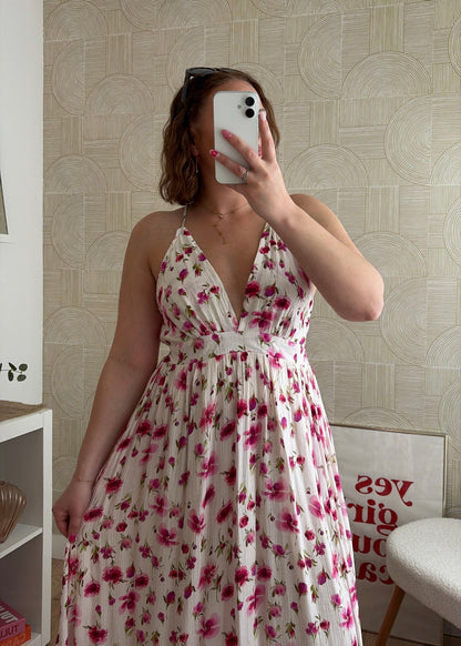 Robe longue fleurie - AMÉLIA