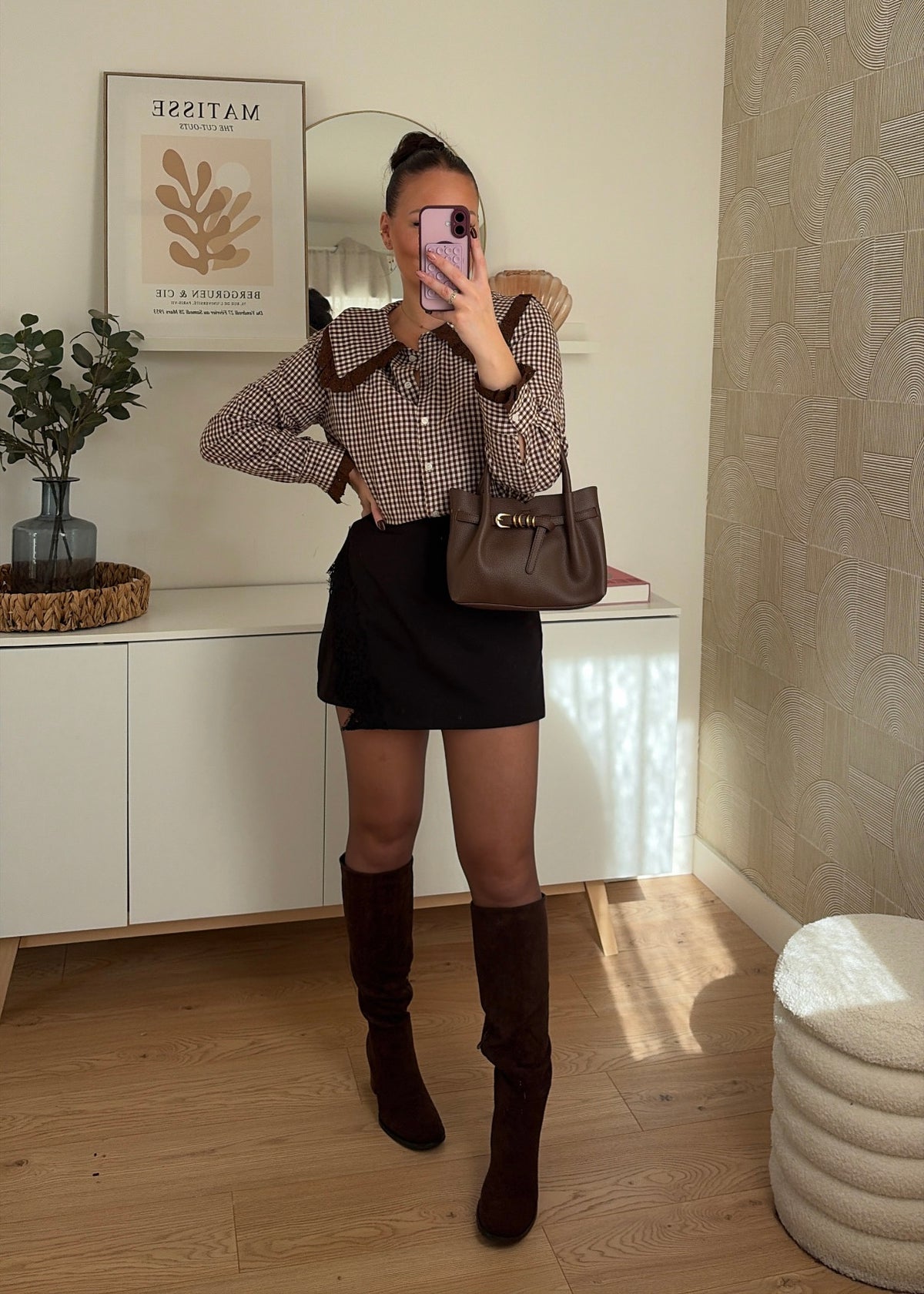Jupe-short noir - DENTELLE
