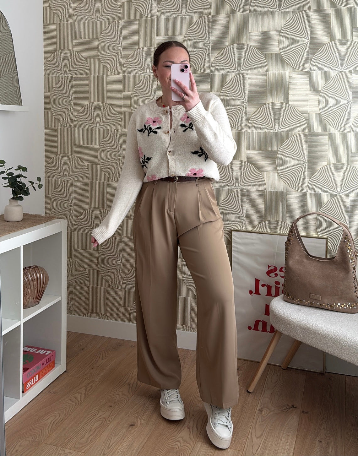 Pantalon camel - SANDRO