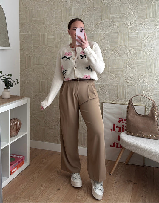 Pantalon camel - SANDRO