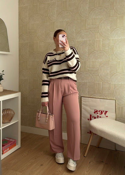 Pantalon vieux rose - SANDRO