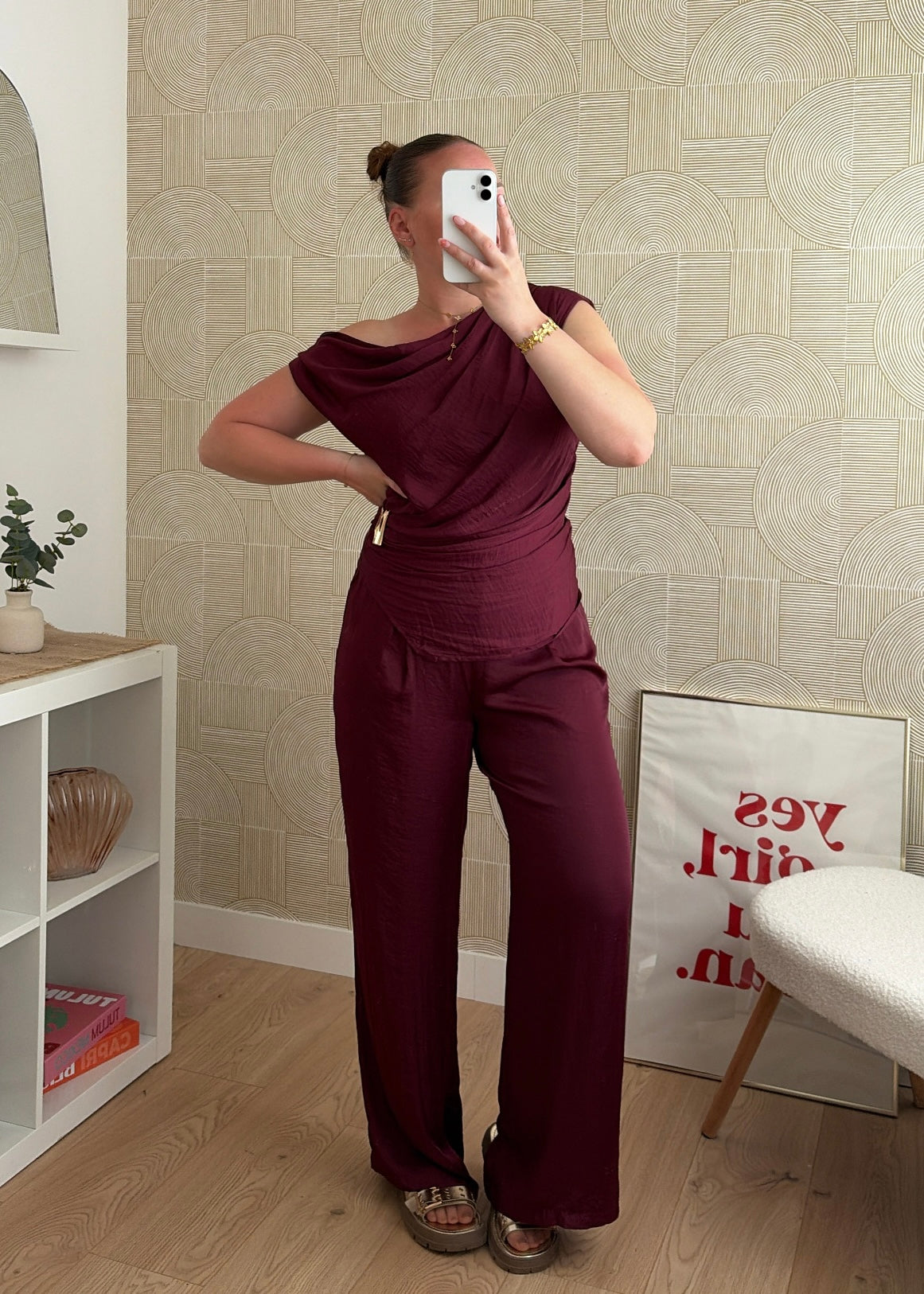 Ensemble bordeaux - CHIARA