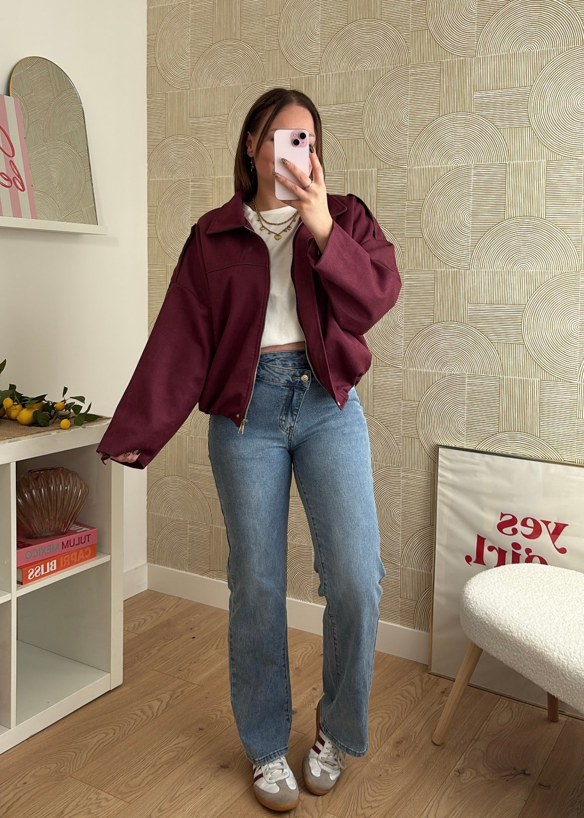 Veste burgundy - AMBER