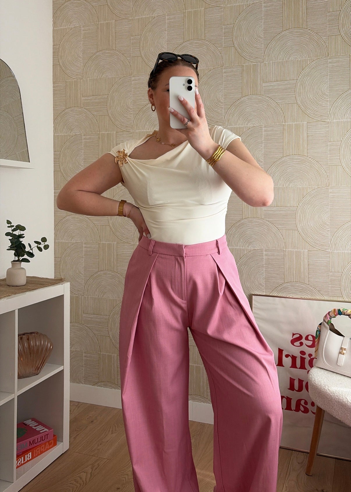 Pantalon rose - AMPLE