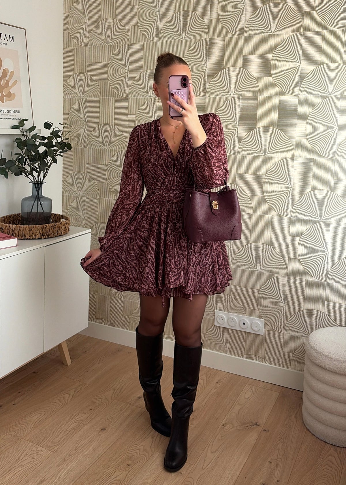 Robe imprimé cachemire - LOLLY