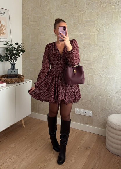 Robe imprimé cachemire - LOLLY