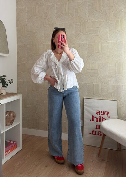 Blouse blanche - ROMANCIA