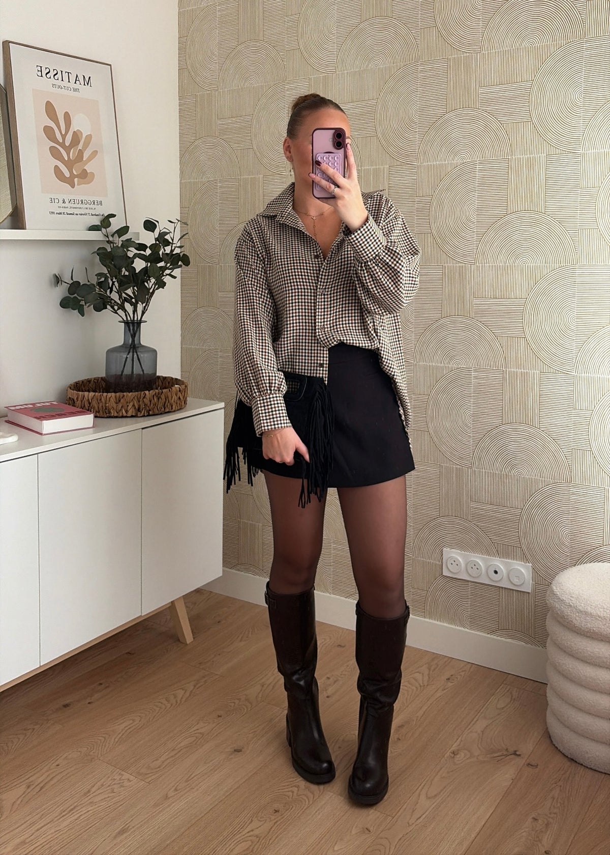 Chemise à carreaux - LÉANE