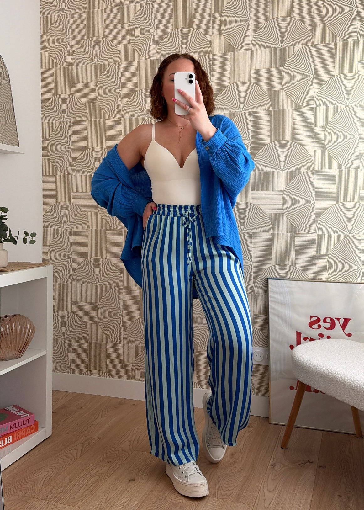 Pantalon à rayures royal - HOLLY