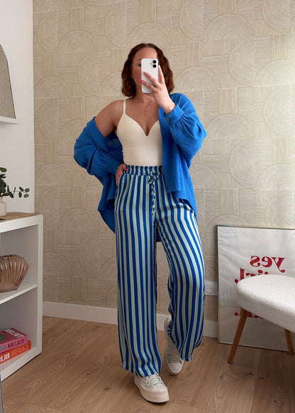 Pantalon à rayures royal - HOLLY