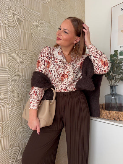 Chemisier beige - ELENA