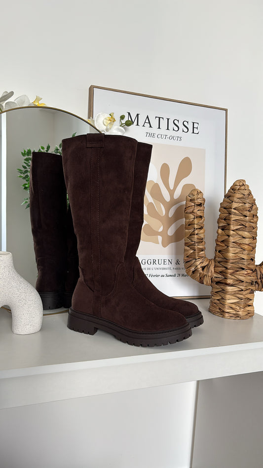 Bottes en suédine - CHOCO
