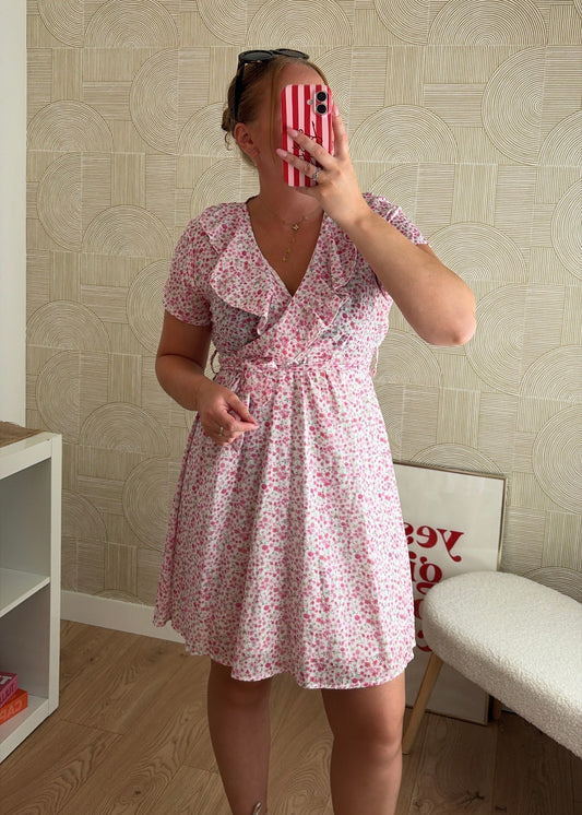 Robe courte rose - SHAIA