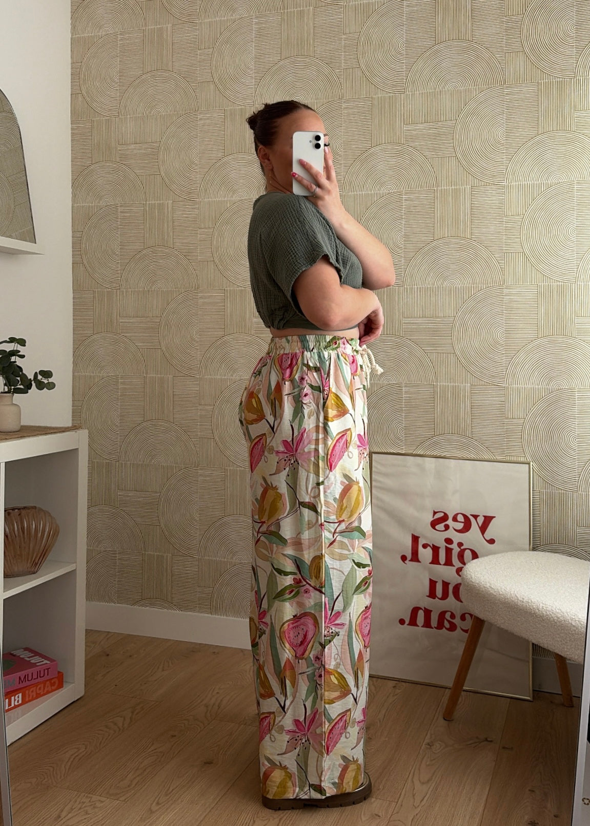 Pantalon fluide beige - EDEN