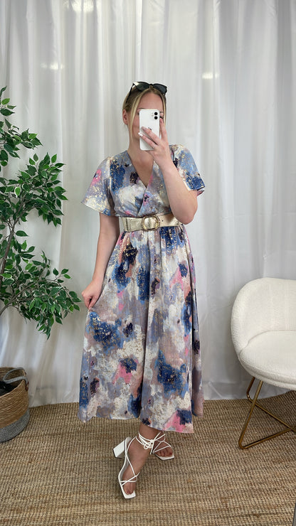 Robe longue bleue - GUAPA