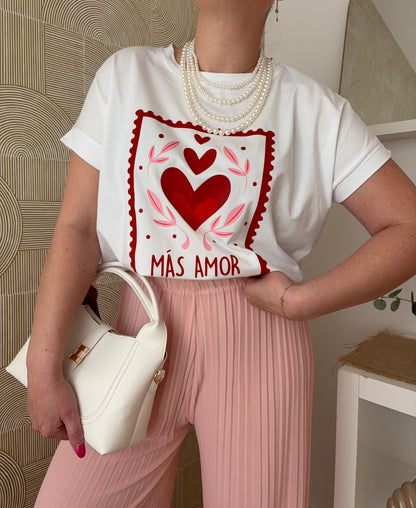 T-shirt blanc - AMOR