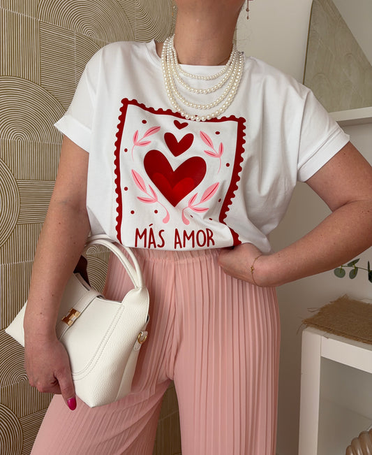 T-shirt blanc - AMOR