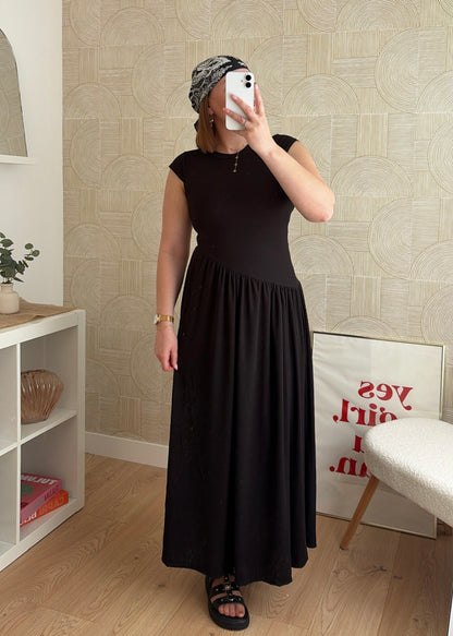 Robe longue noire - HARMONY