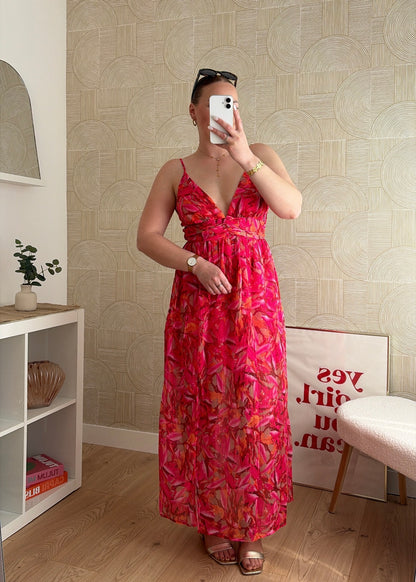 Robe longue rouge - NORAH