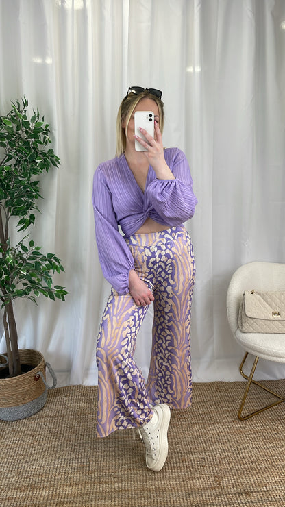 Pantalon lilas - SUMMER