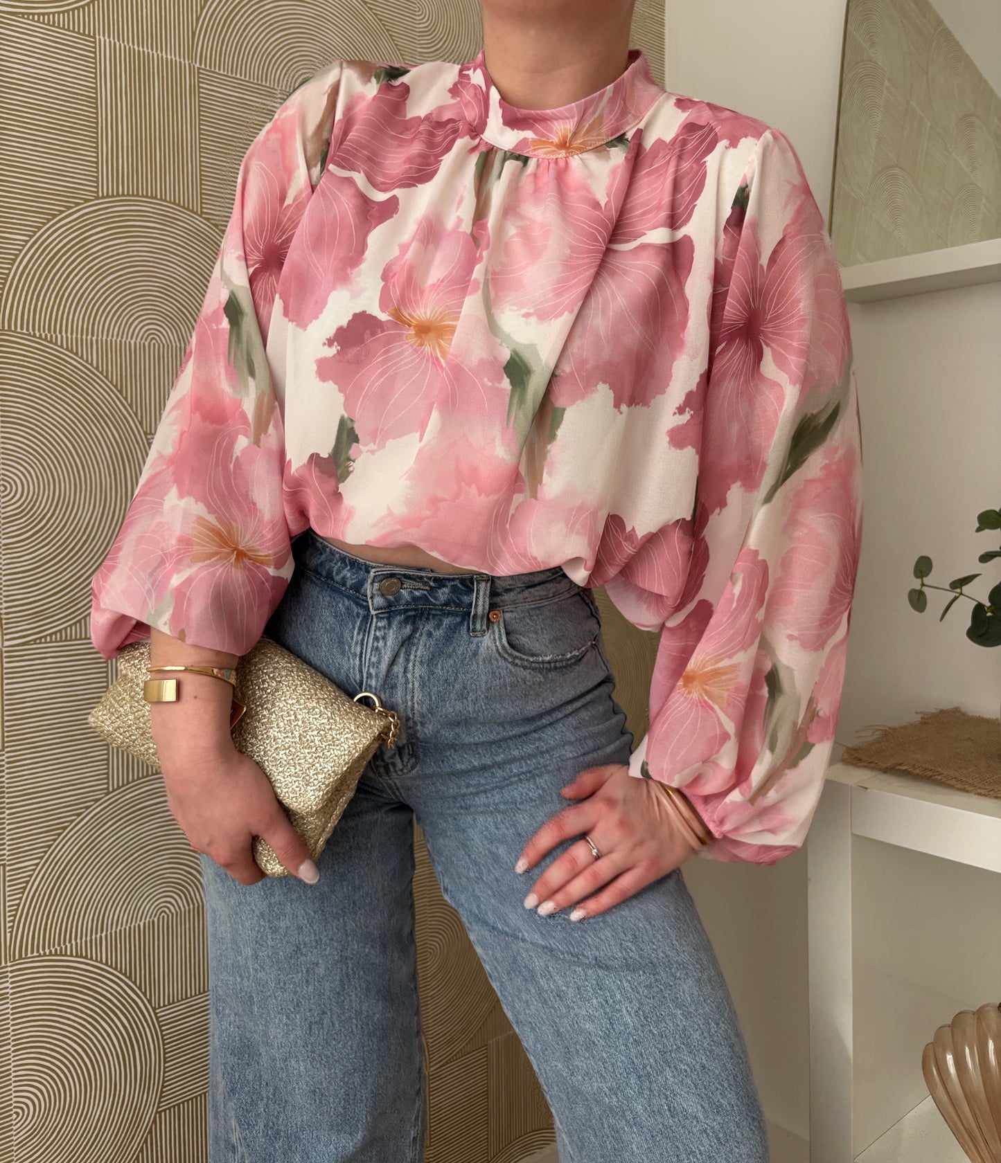Blouse rose - ELLA