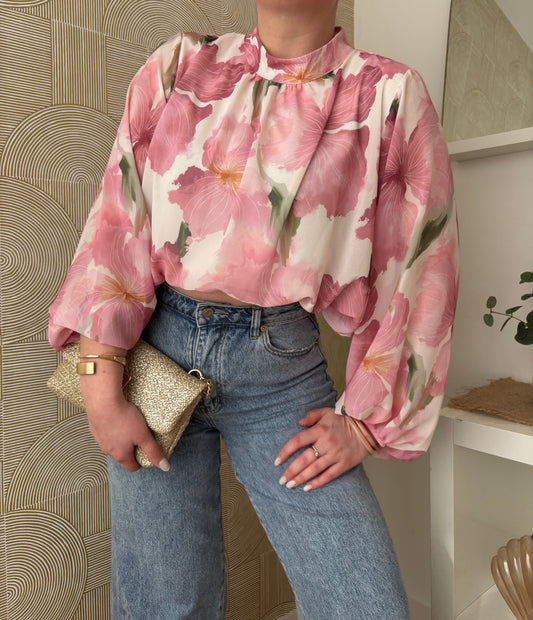 Blouse rose - ELLA