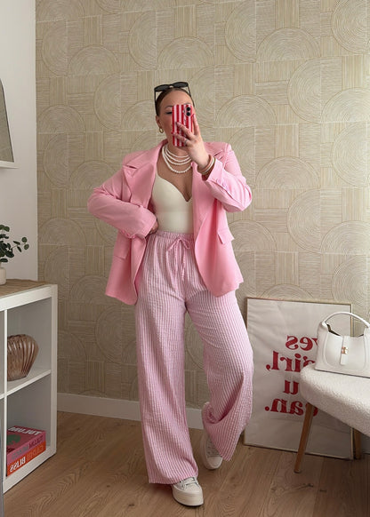 Pantalon rose - GAZE DE COTON