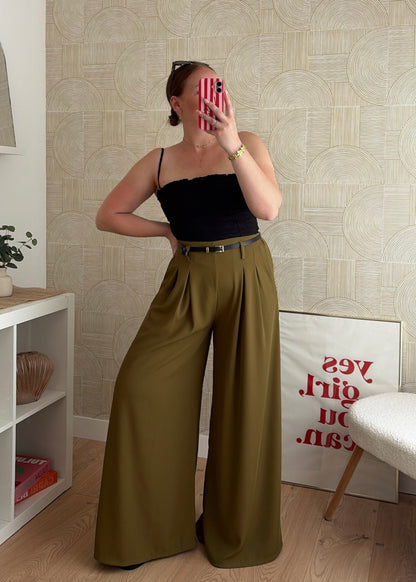 Pantalon olive - PALAZZO