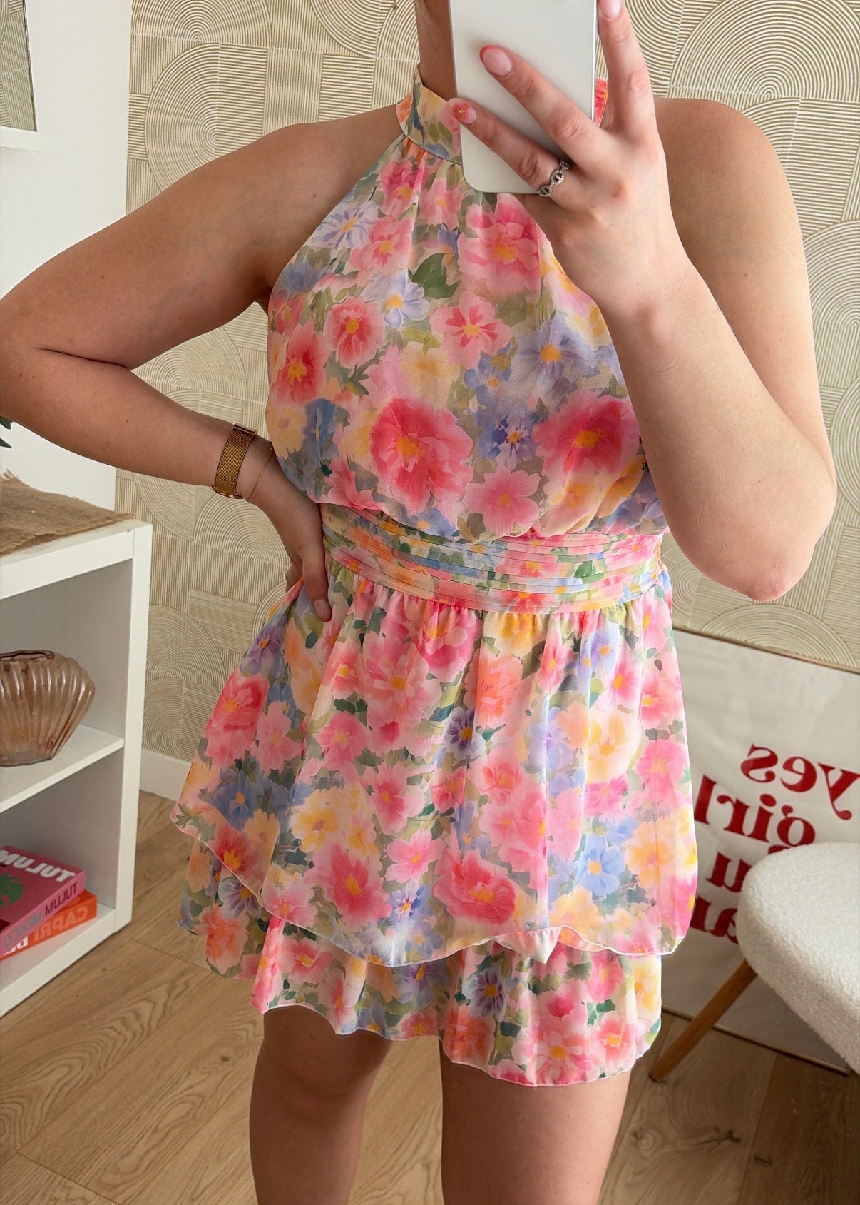 Robe courte à fleurs - MIA