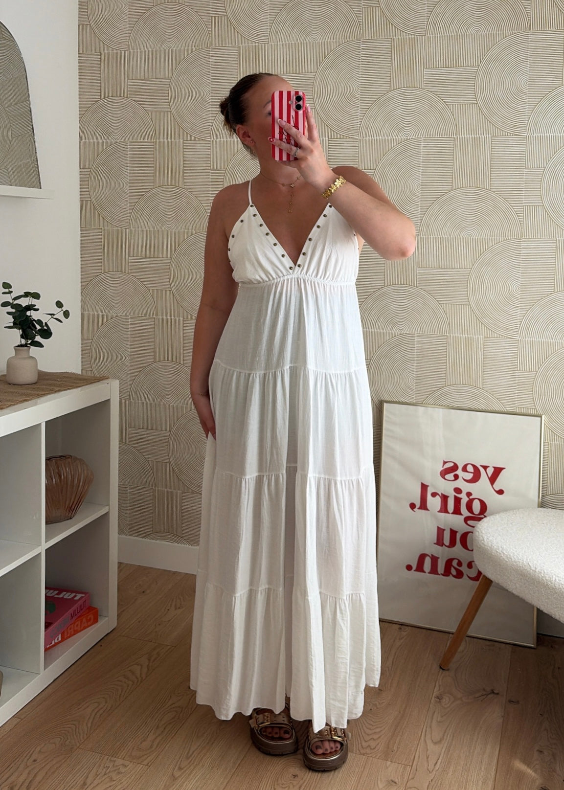Robe longue blanche - ÉLISE