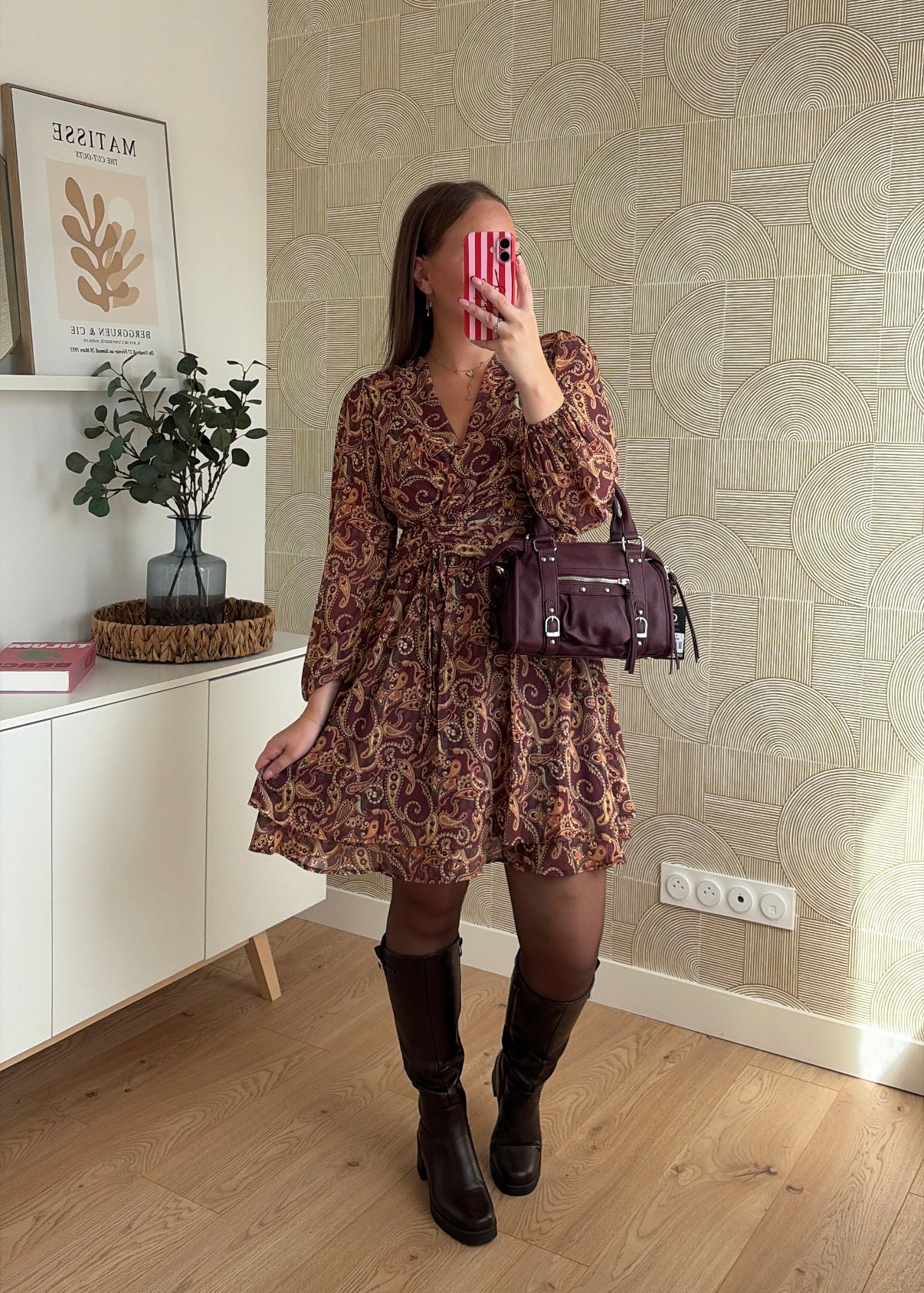 Robe coffee - CACHEMIRE