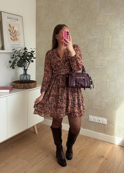 Robe coffee - CACHEMIRE