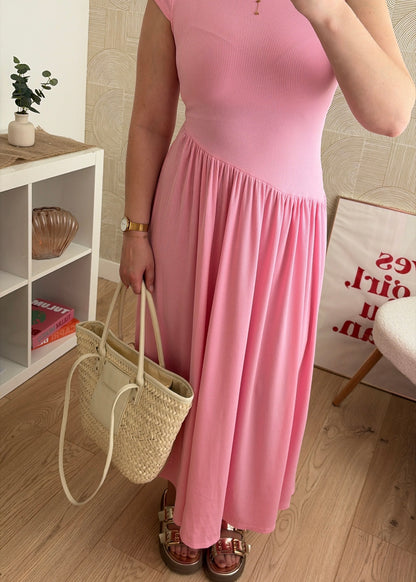 Robe longue rose - HARMONY