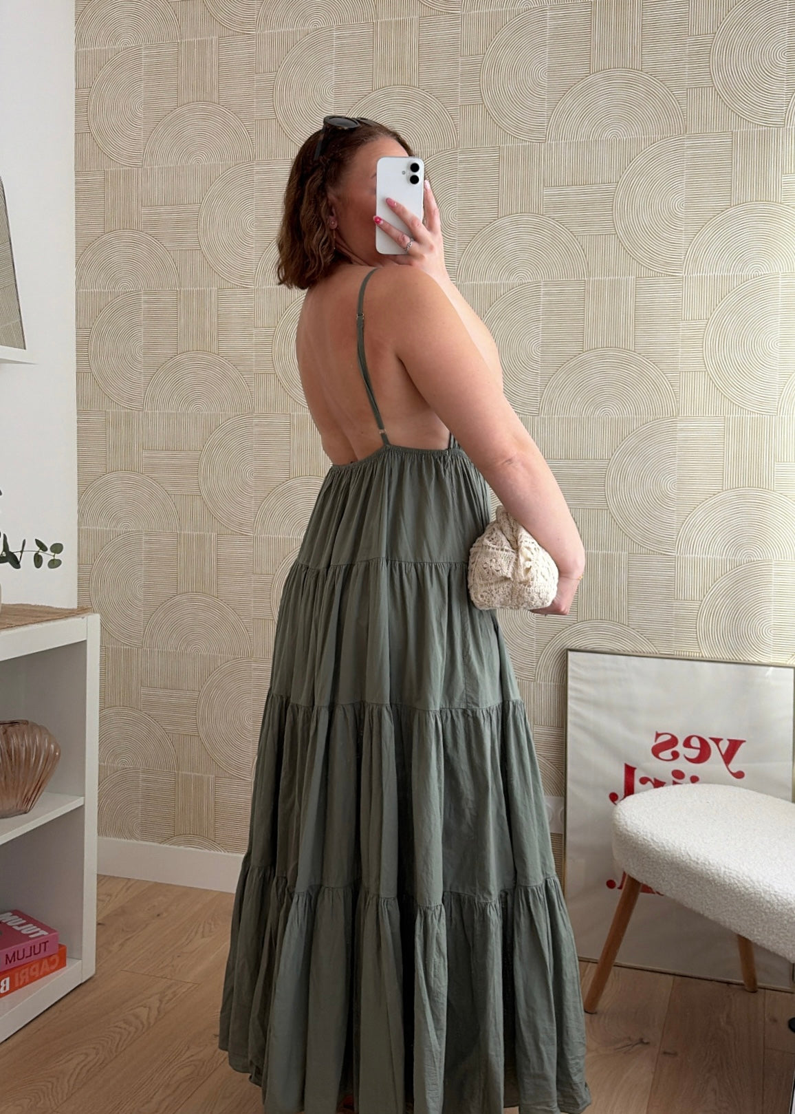 Robe longue kaki - SUNNY