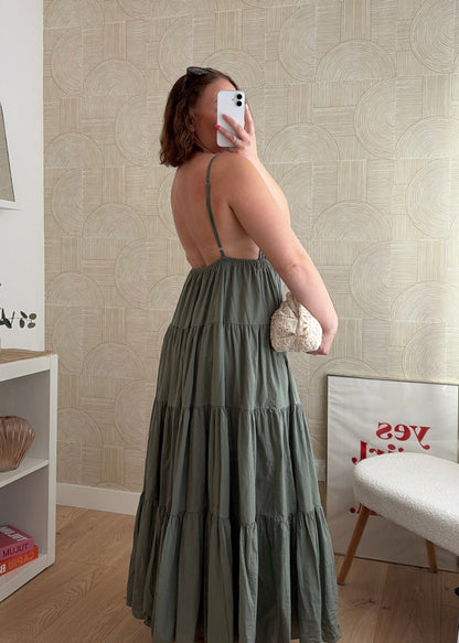 Robe longue kaki - SUNNY