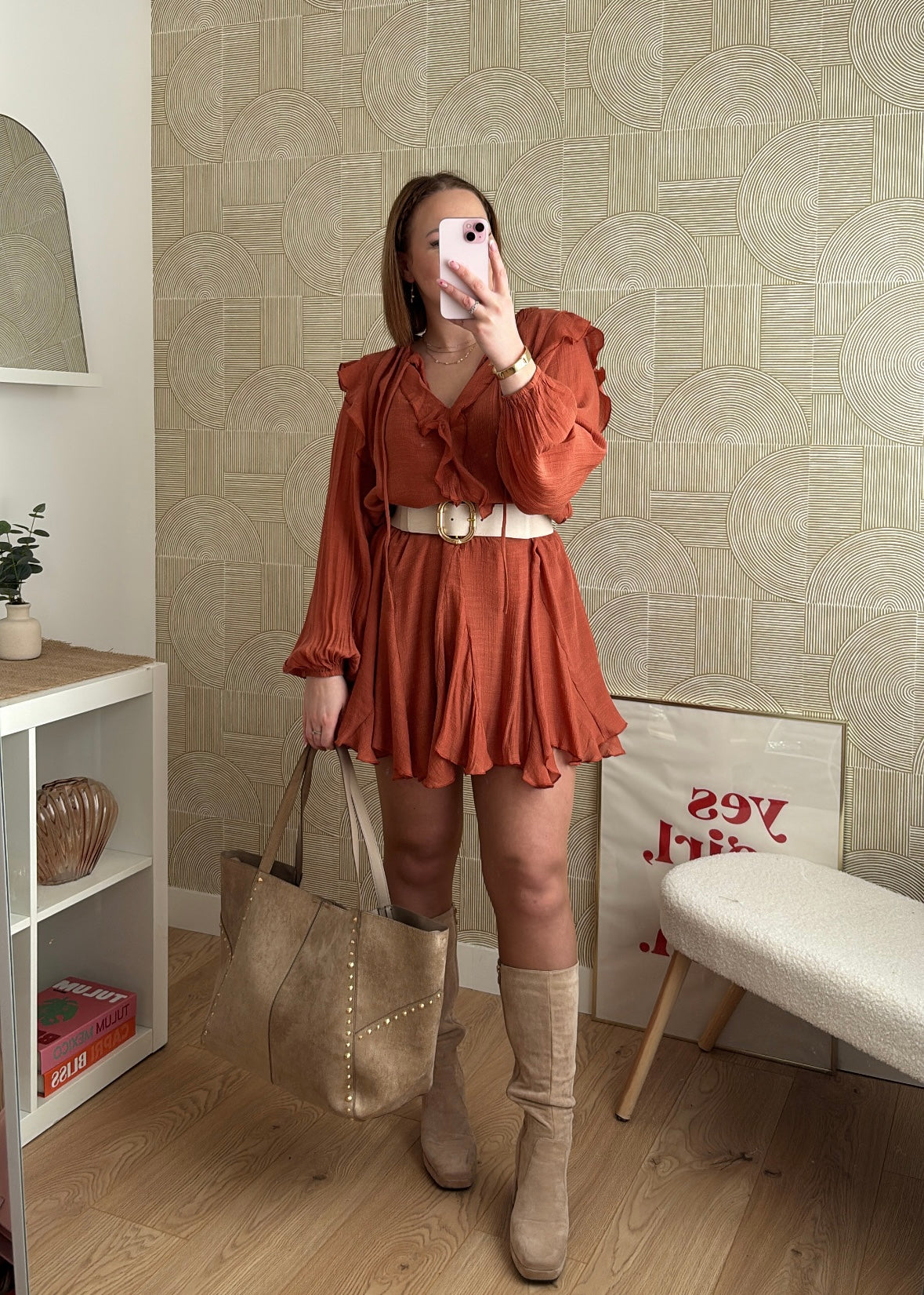 Robe terracotta - SUNNY