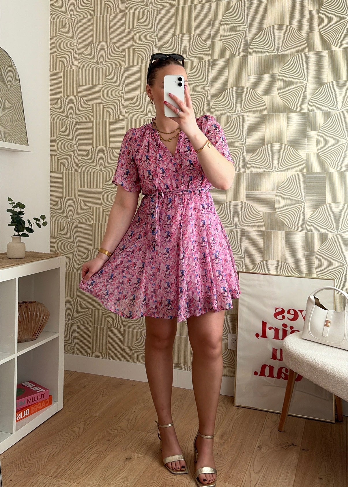 Robe courte à motifs - LADY