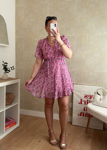 Robe courte à motifs - LADY
