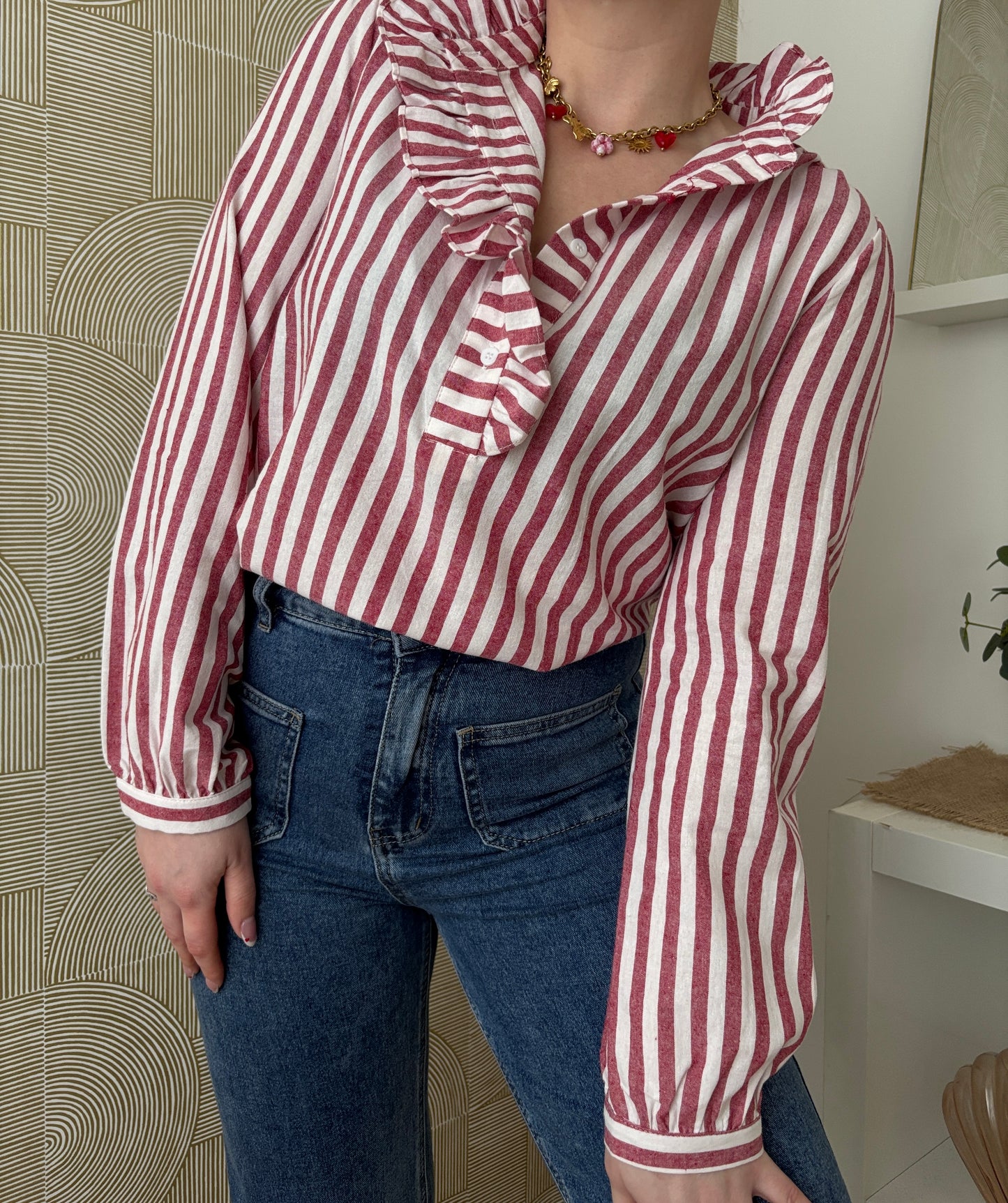 Blouse à volants - NIMAO