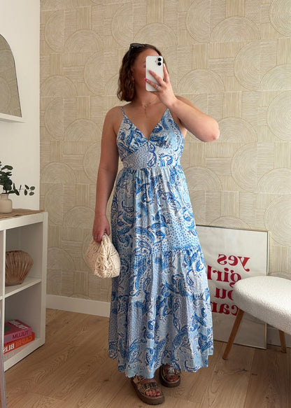 Robe longue bohème - AZURA