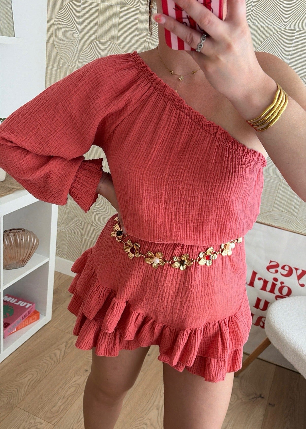 Ceinture chaine à fleurs - LOVA