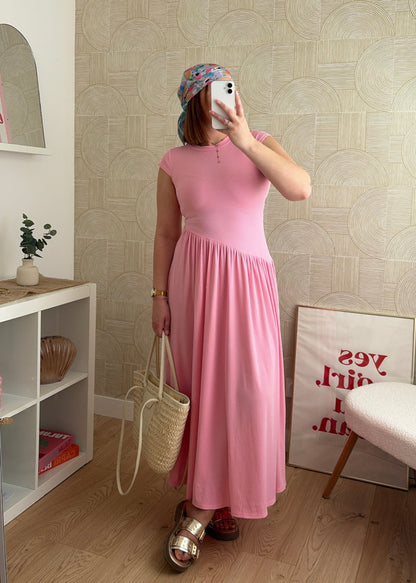 Robe longue rose - HARMONY