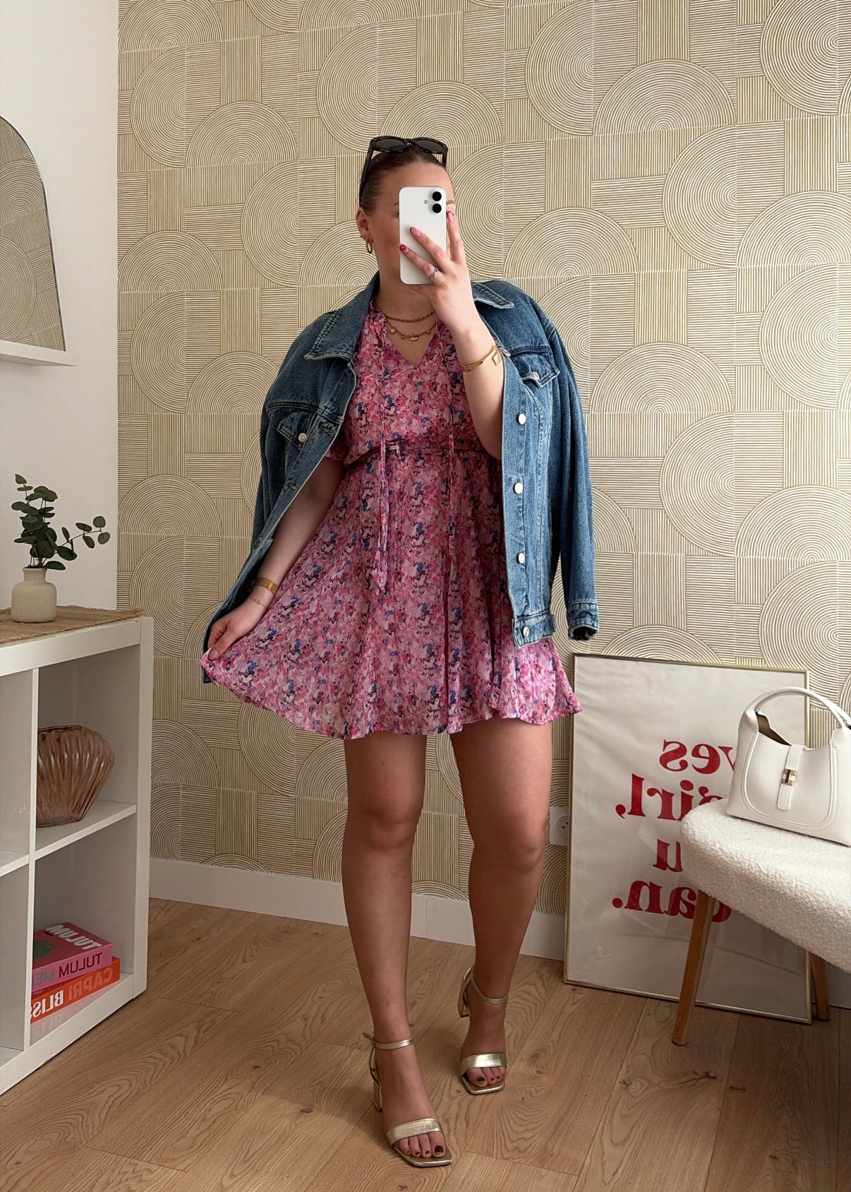 Robe courte à motifs - LADY