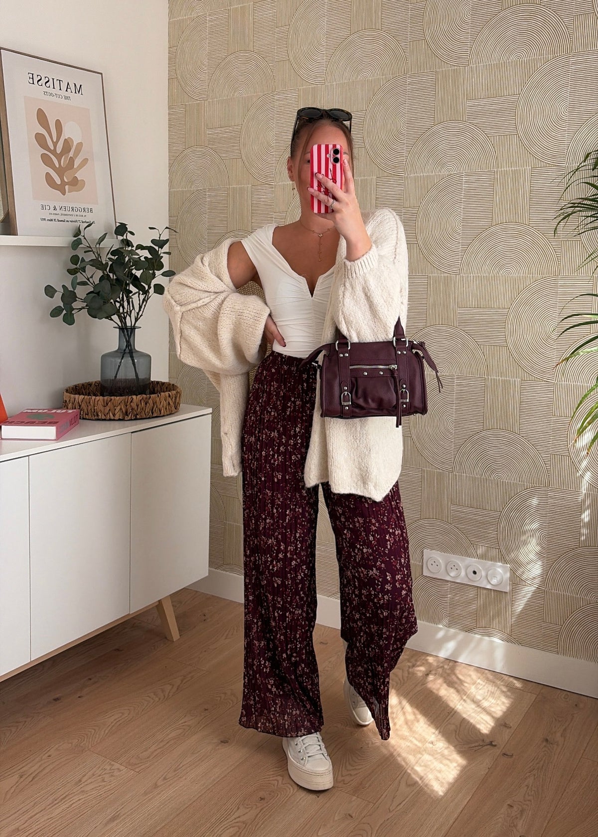 Pantalon plissé - MOKA