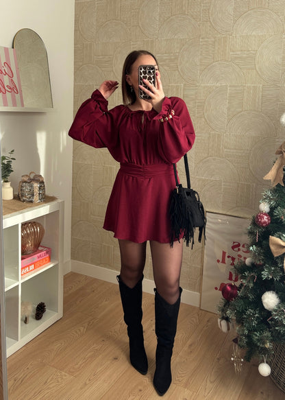 Combinaison bordeaux - ALBA