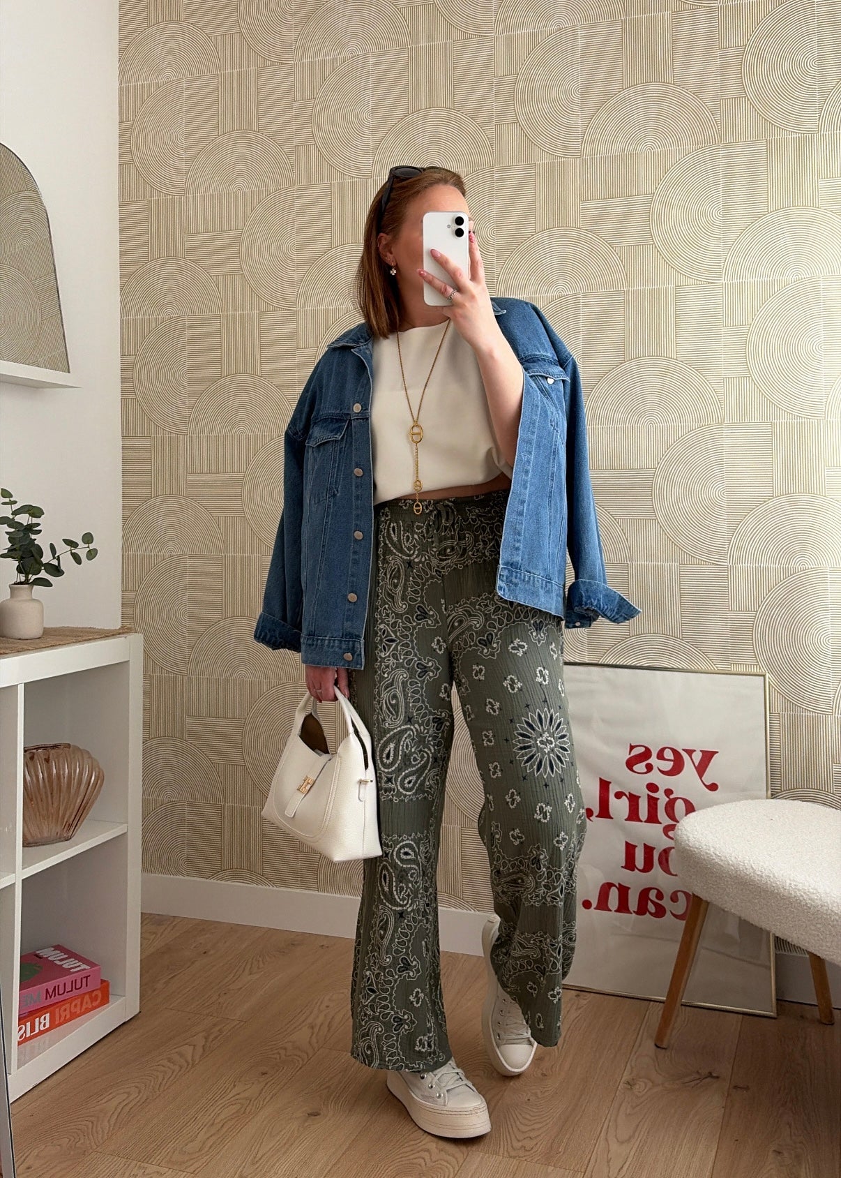 Pantalon kaki bohème - LORIE