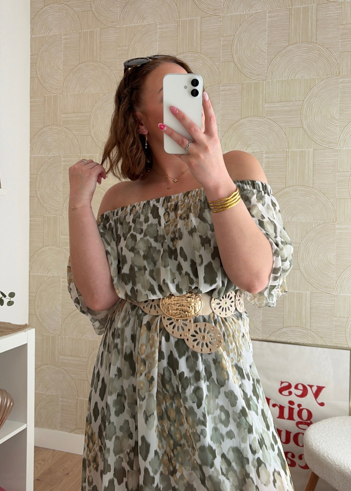 Robe longue kaki - SAVANNAH
